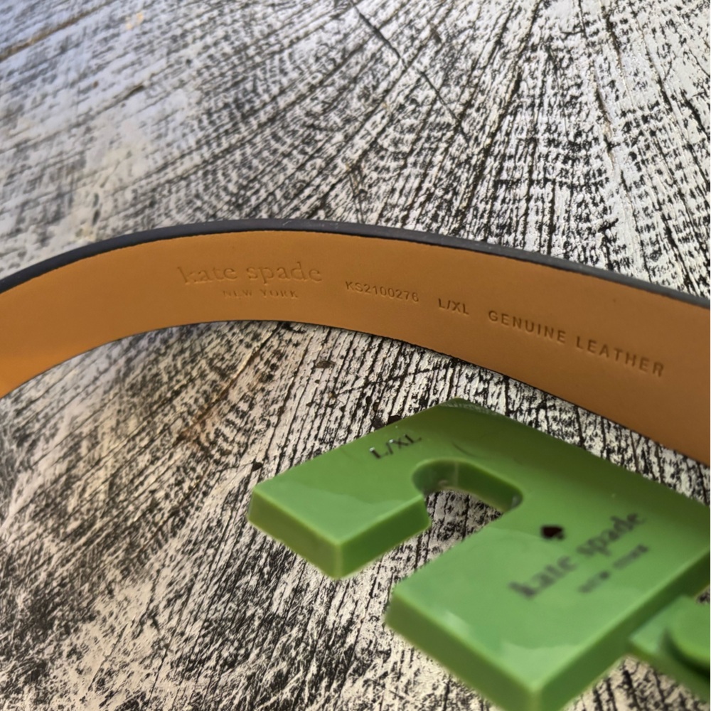 🔥NEW🔥 Kate Spade New York Black Leather Gold Logo Belt Bag Size L/XL NWT - Picture 7 of 12